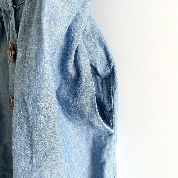 Free People Carolina Chambray Mini Dress - Picture 10 of 11